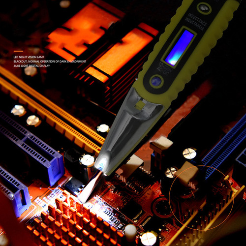 - Lápiz Probador De Voltaje Ac Dc Con Pantalla Lcd,