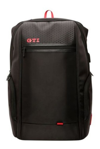 Mochila Turbocharged Gti Volkswagen Cor Preto