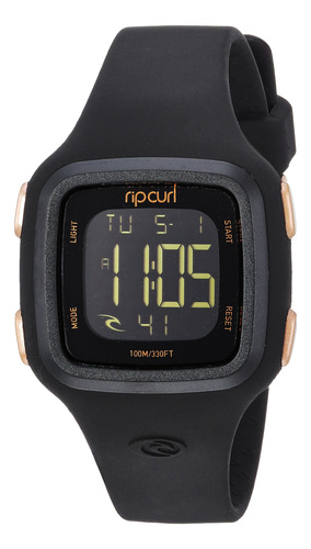 Rip Curl Reloj Deportivo Acuatico De Plastico Y Silicona Par