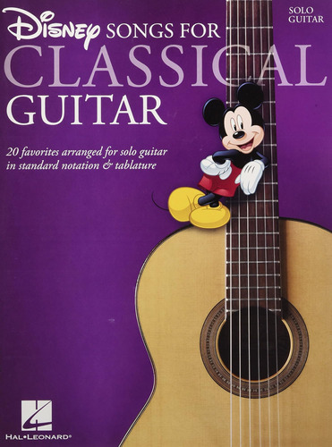 Libro: Disney Songs For Classical Guitar: Standard Notation