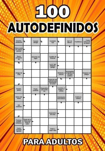 100 Autodefinidos Para Adultos Libro De Pasatiempos, De Bouchama,. Editorial Independently Published En Español