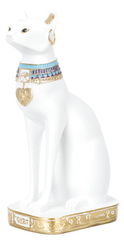 Desenho De Ornamento De Gato Egípcio Com Estatueta De Gatinh