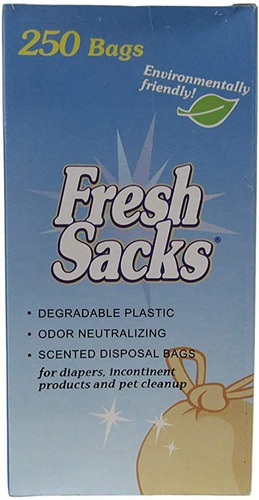 Sacos Fresca Pañal Desechable Biodegradable Bolsas, Rollo De