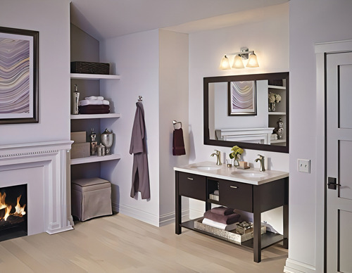 Moen Yb5163bn Voss Bath Lighting Three Globe Brushed Nickel