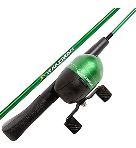 Wakeman Spawn Series Kids Spincast Combo And Tackle Set - V