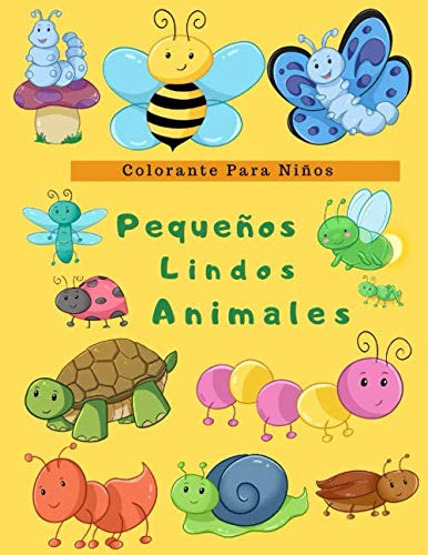 Pequeños Lindos Animales: Un Libro De Colorear Para Niños Di