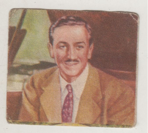 Cine 1954 Walt Disney Tarjeta Unica De Uruguay Album Vintage