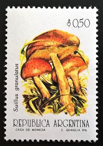 Argentina Hongos, Sello Gj 2595 0,50p Nítida 93 Mint L13678