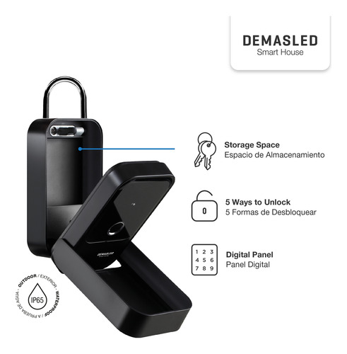 Caja Seguridad Para Llaves + Gateway Hub Smart Wifi Demasled