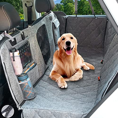 Hanjo Pets Car Dog Cover Back Seat - Hamaca De Coche Para Pe