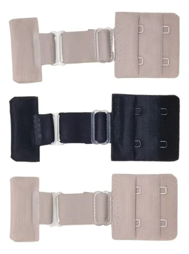 comprar Kit Com 3 Extensor Para Sutiã Grande Duplo Com Regulagem