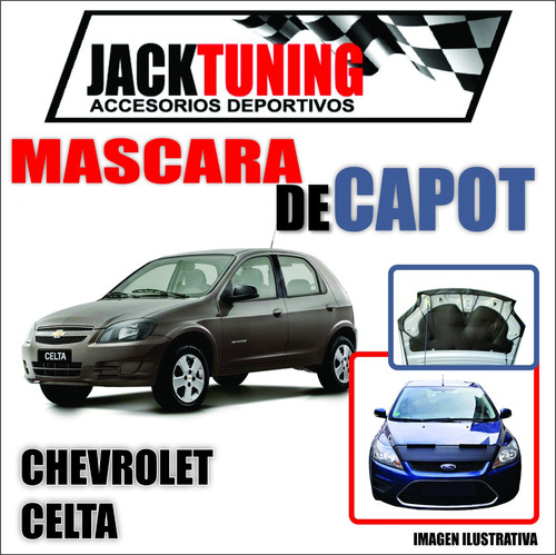 Mascara De Capot Chevrolet Celta En Ecocuero