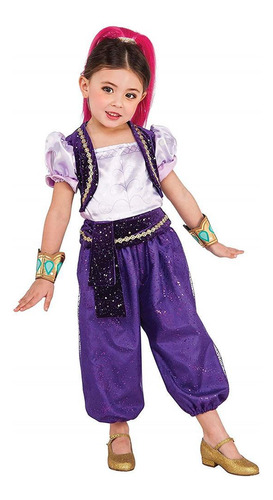 Nickelodeon Shimmer & Shine Shimmer Para Niños, Talla S 4/6