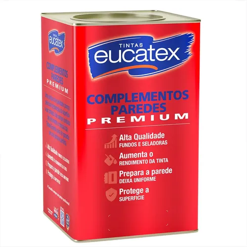 Selador Acrílico Branco Premium Maior Rendimento Eucatex Acabamento Fosco