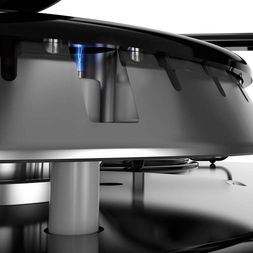 Cooktop Itatiaia 5 Bocas Mega Chama Mesa Vidro Preto Bivolt