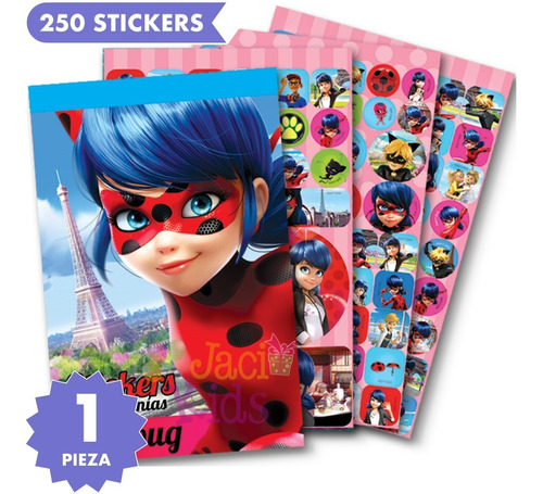 Ladybug Block De Stickers Artículo Fiesta - Lbu0m1