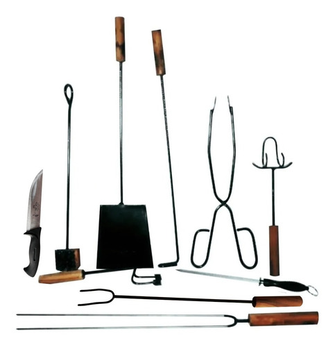 Set Parrillero Kit Asador Regalo Empresarial  Dia Del Padre