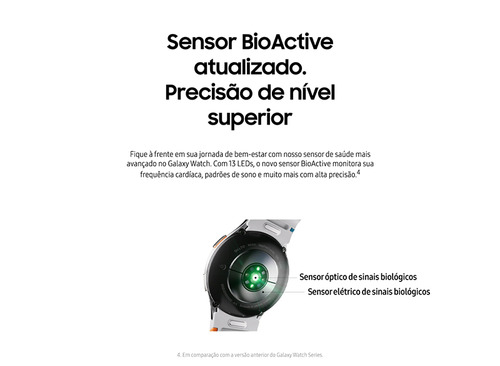 Samsung Galaxy Watch7 Smartwatch 40mm Lte, Galaxy Ai Caixa Creme Pulseira Creme NOVO / CAIXA LACRADA - Excelente (Recondicionado)