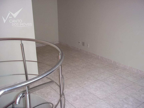 Imagem 24 de 30 de Cobertura Com 2 Dorms, Canto Do Forte, Praia Grande - R$ 450.000,00, 92m² - Codigo: 409 - V409