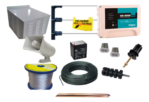 Kit De 250 Metros Cerco Eléctrico Hagroy