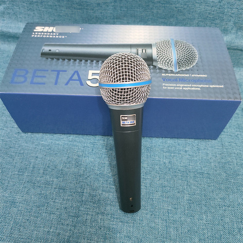 Micrófono Dinámico Alámbrico Beta58a Para Cantar
