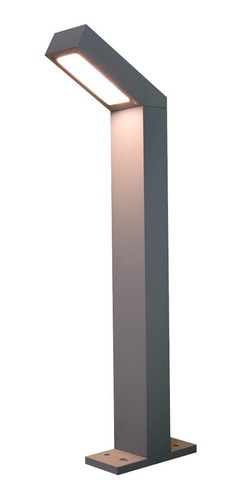 Lámpara Led De Piso Mini Poste Aluminio 9w Moderna E27 Calux