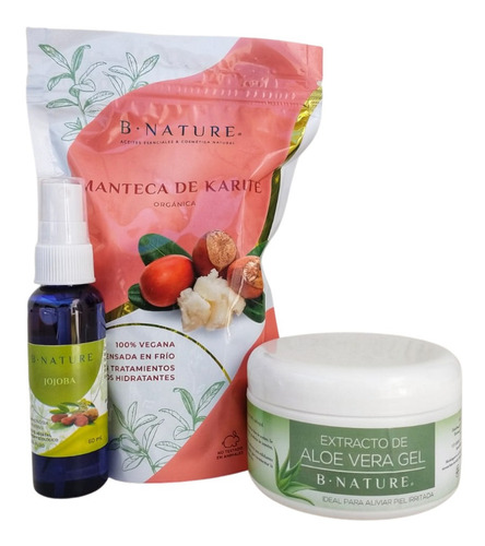 Aceite De Jojoba + Aloe Vera + Manteca De Karité