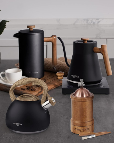 Cafetera De Prensa Francesa Para Un Buen Café Y Té Vintage