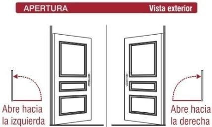 Puerta Exterior Doble Chapa Inyectada 80 Con Apliques Atex