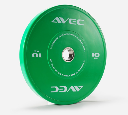 Par 10kg Discos Olímpicos Bumper Premiun Avec (envío Flex)