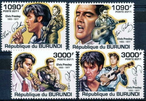 Elvis Presley - Burundi - Serie Mint - Yv 1281-4 