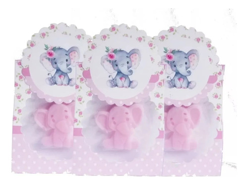 Souvenir Baby Shower Elefante Jabon Nena X60u