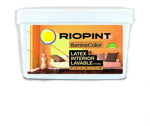Latex Interior Lavable Mate Ilumina Color Riopint X 1 Lt.