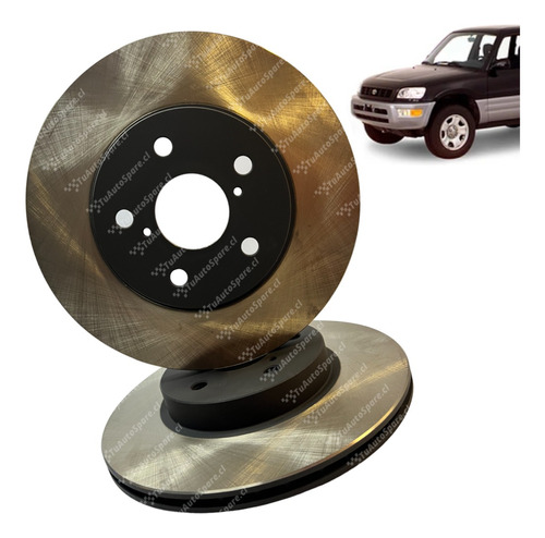 Disco Freno Delantero Toyota Rav4 1995-1999. Par (2)