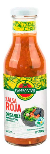 Salsa Roja Campo Vivo Orgánica 380g