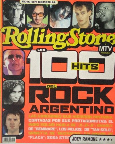 Rolling Stone Nº 48, 2002, Indio Solari, Charly, Soda, Ex8