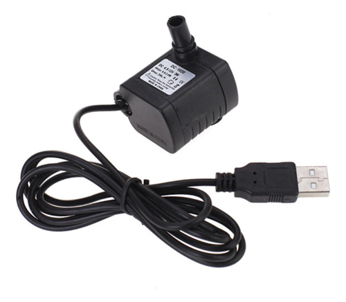 Usb Dc 3.5v- 9v Bomba De Agua Fuente Piscina Jardín