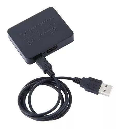 Splitter Hdmi 1x2 Adaptador Divisor Local Caballito Fac A B