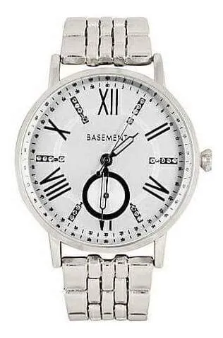 Reloj Basement Plateado Relojes MercadoLibre