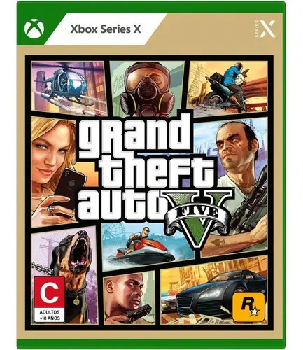Grand Theft Auto V para Xbox Series X - Edição Standard Física