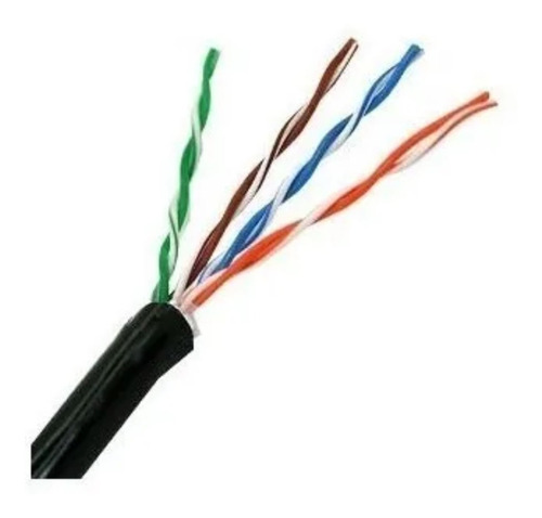 Cable Utp Cat 5e 100% Cobre  Uso Exterior 305 Metros