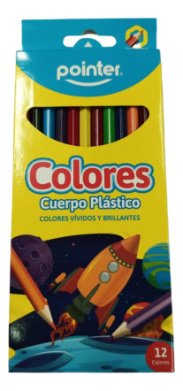 Colores De Plastico Triangulares Pointer De 12 Und