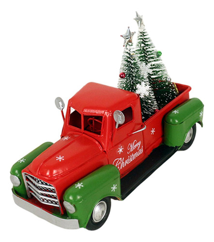 Camión Rojo Navideño, Modelo De Camioneta, Decoraciones L