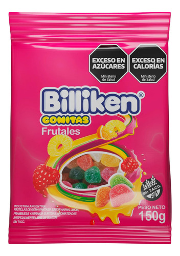 Gomitas Billiken Frutales X 150g