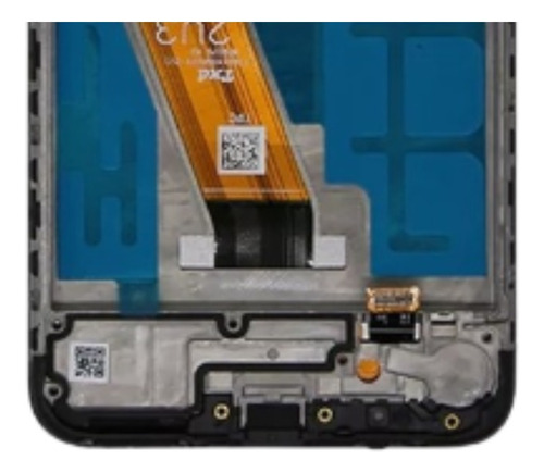 Tela Display Compatível Com A11 A115 Oled C/aro+tampa Preta Preto