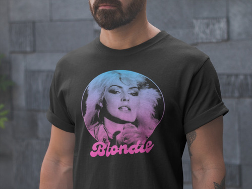 Camiseta Rock Clasico Blondie Purple