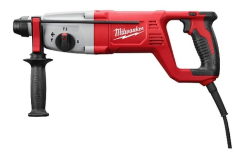 Rotomartillo electroneumático Milwaukee 5262-59 rojo, negro y gris frecuencia de 50Hz/60Hz con 800W de potencia 220V-240V