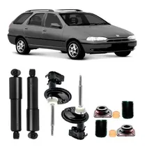 Comprar 4 Amortecedores + 4 Kit Suspensão Palio Weekend 1996 Á 1998