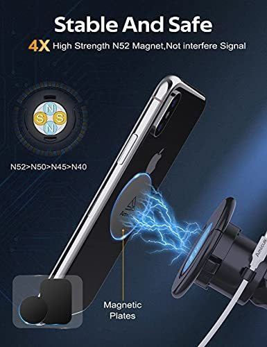 Soporte Magnetico Doble Para Telefono Ventilacion iPhone