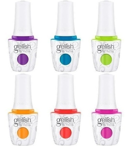 Smaltes Permanentes Gelish X6 Estylosas (envase Nuevo)